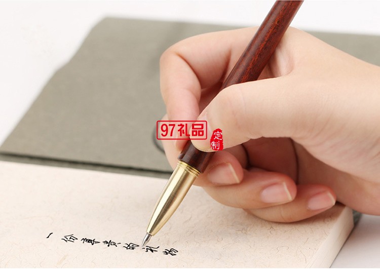 紅木簽字筆禮盒中國風木質禮物廠家批發創意禮品定制中性筆