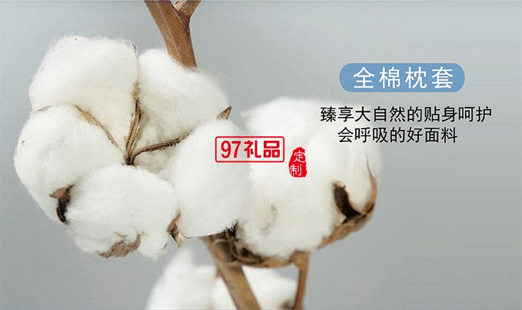 星享全棉羽絲枕 醫藥保險行業  可定制LOGO