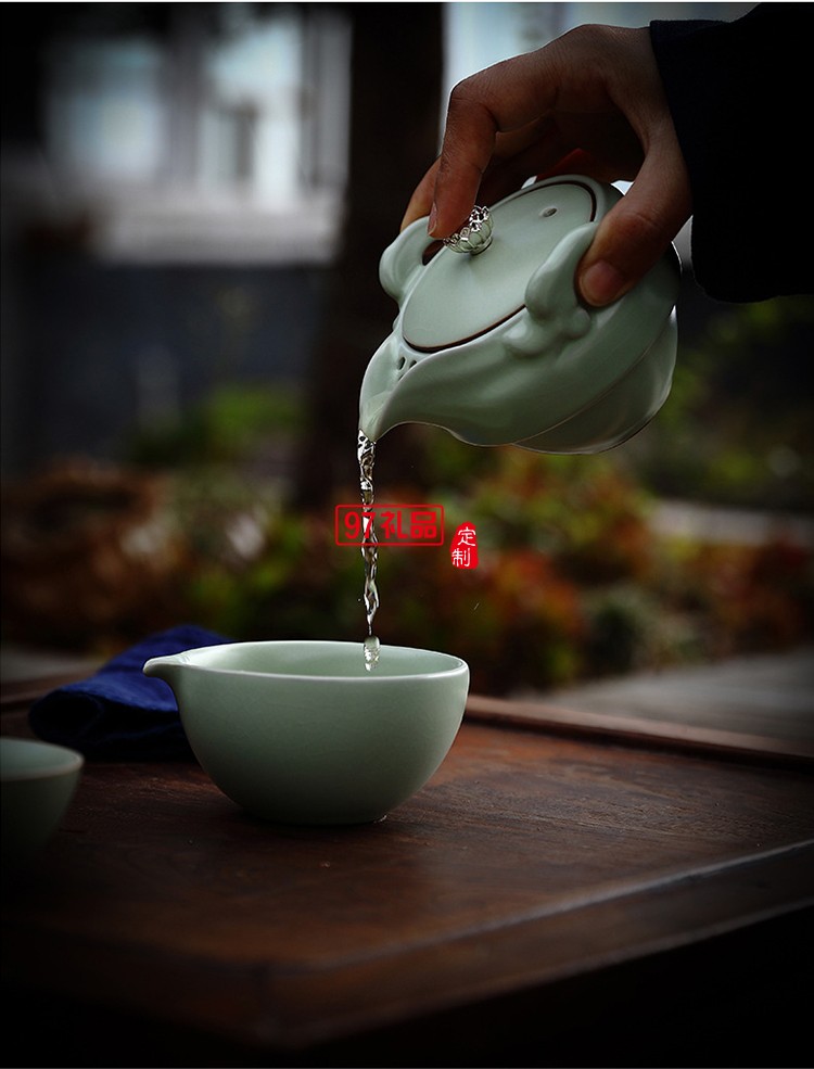 一壺二杯便攜旅行茶具套裝創意禮品可定制logo
