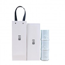 創意竹節杯陶瓷杯三疊杯定制LOGO