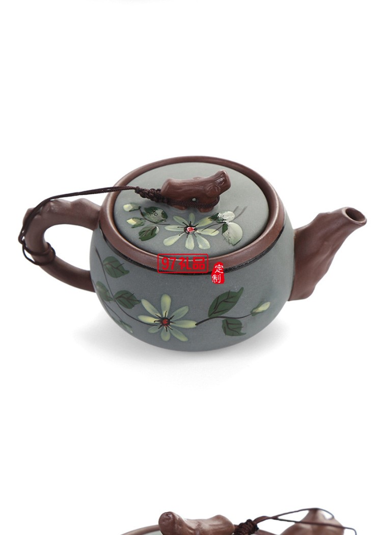 創意新品純手繪釉下彩功夫茶具公道杯茶海盛茶器泡茶器茶杯茶碗