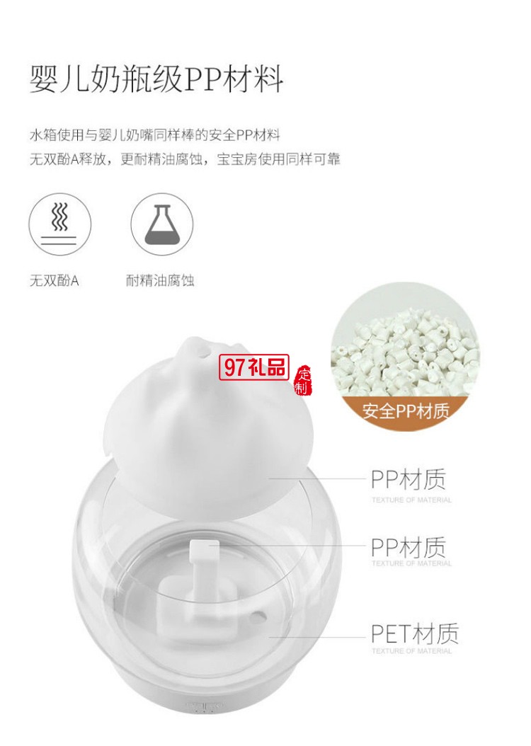 納米級細膩霧化兩檔定時調節功能山景香薰機