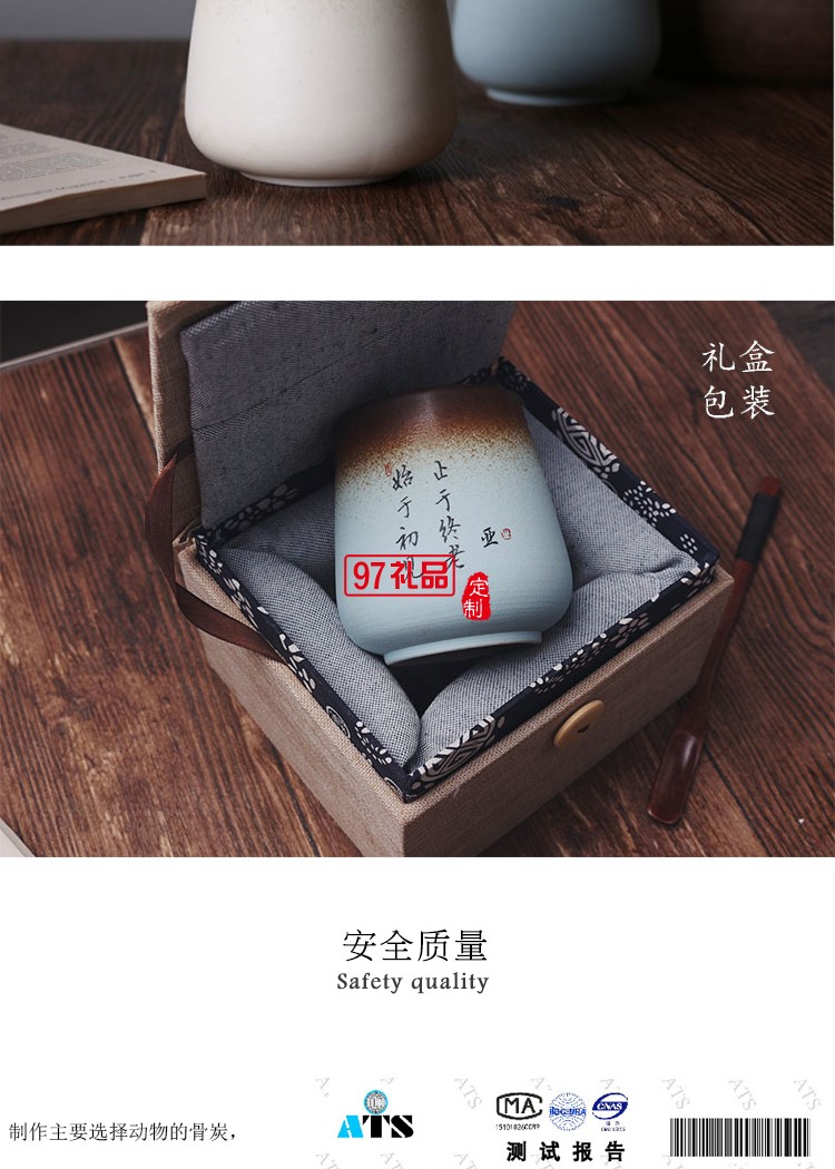 結婚禮物陶瓷杯情侶杯子 一對馬克杯帶蓋勺定制diy刻字景德鎮水杯