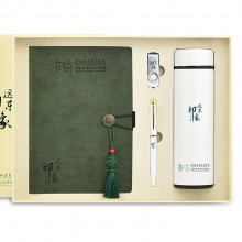 金屬簽字筆軟面平裝信封筆記本商務禮品套裝定制