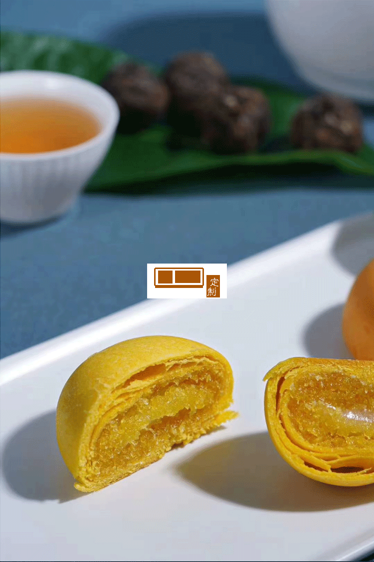 中秋禮品創意擺件踏月歸茶具套裝帶茶葉罐
