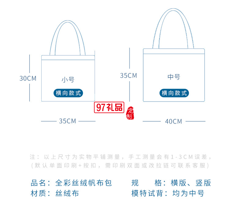 牛油果帆布包購物袋創意大容量