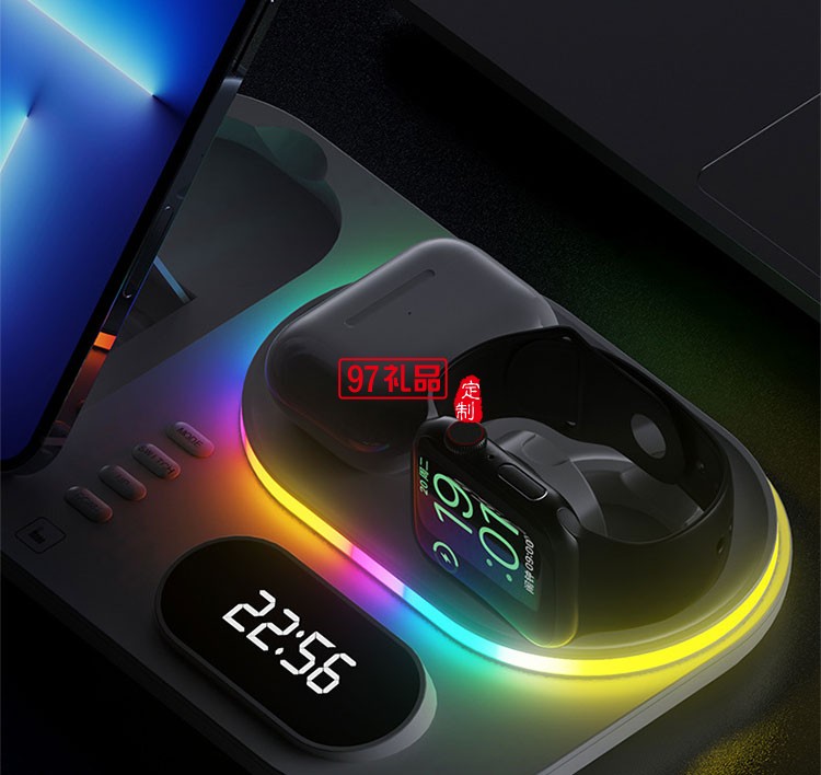 磁吸無(wú)線快充電器三合1