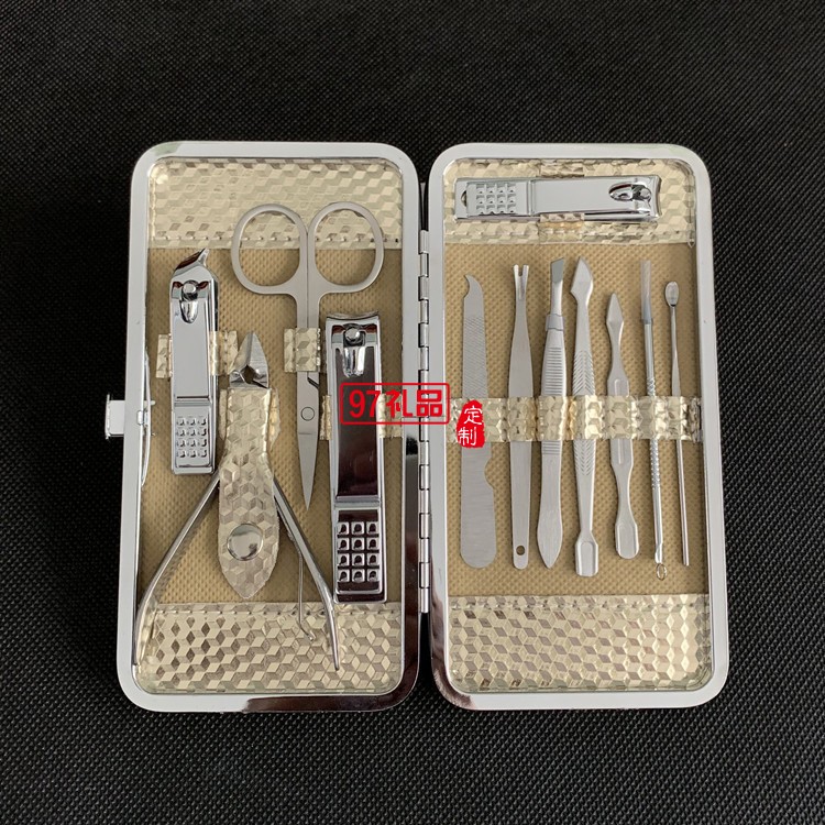 12件套裝熱銷(xiāo)美容套指甲鉗修容組指甲刀12件工具套裝