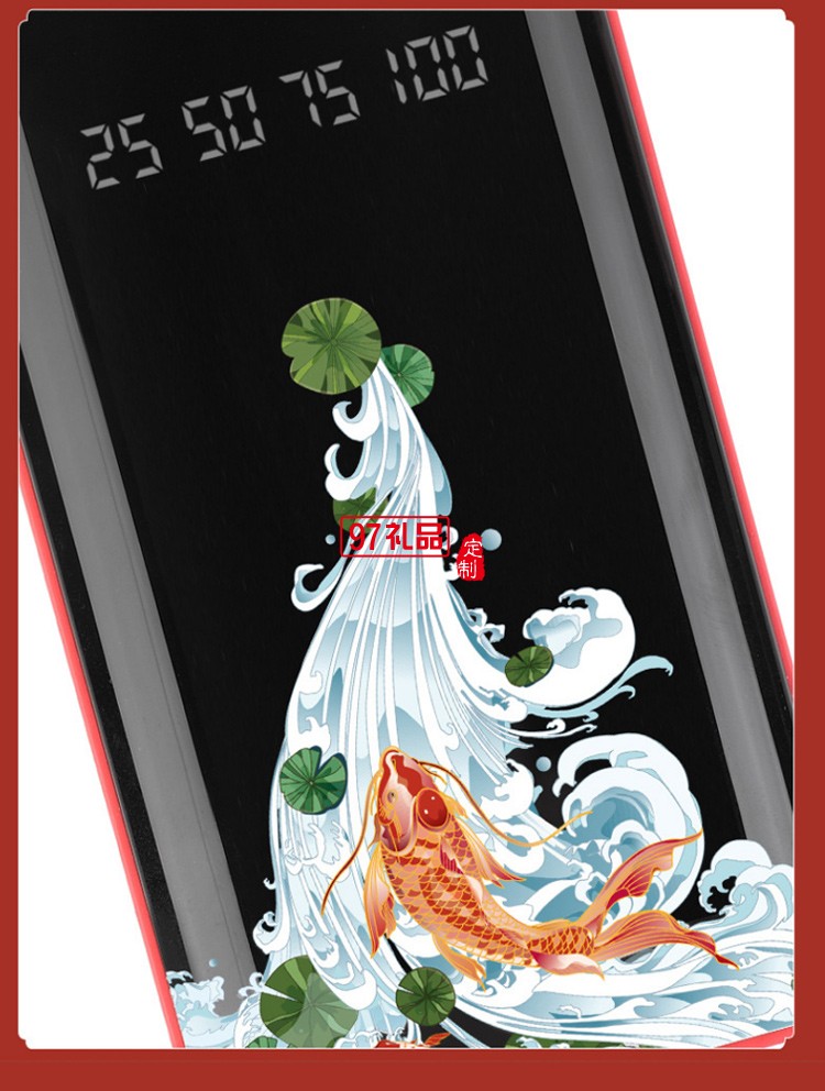 錦鯉移動電源藍(lán)牙耳機(jī)簽字筆商務(wù)套裝