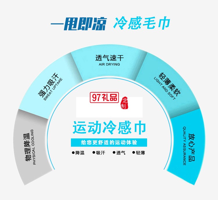 冷感巾超細(xì)纖維速干巾戶外降溫冰涼巾罐裝運動毛巾活動小禮品定制