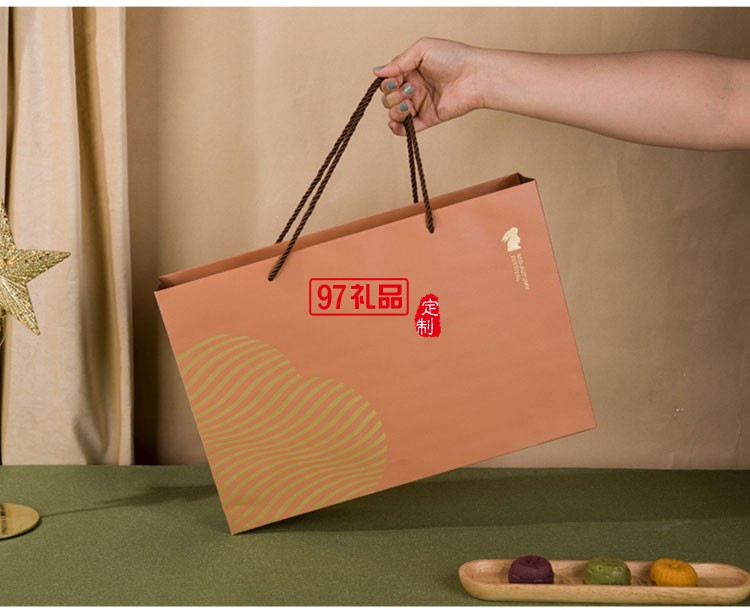 月盈肩中秋精美簡約禮盒節日禮盒定制