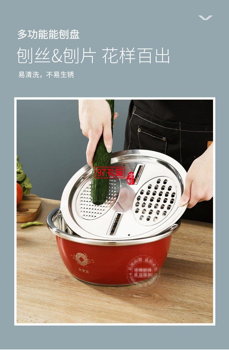 活動(dòng)禮品聚寶盆 保險(xiǎn)公司銀行開(kāi)門(mén)紅虎年禮品隨手禮 不銹鋼聚寶盆